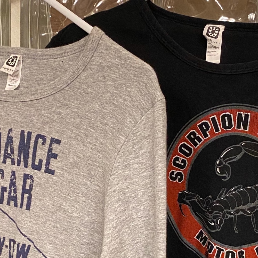 Sundance Catalog Lot 2 Large L LS Tee shirts
